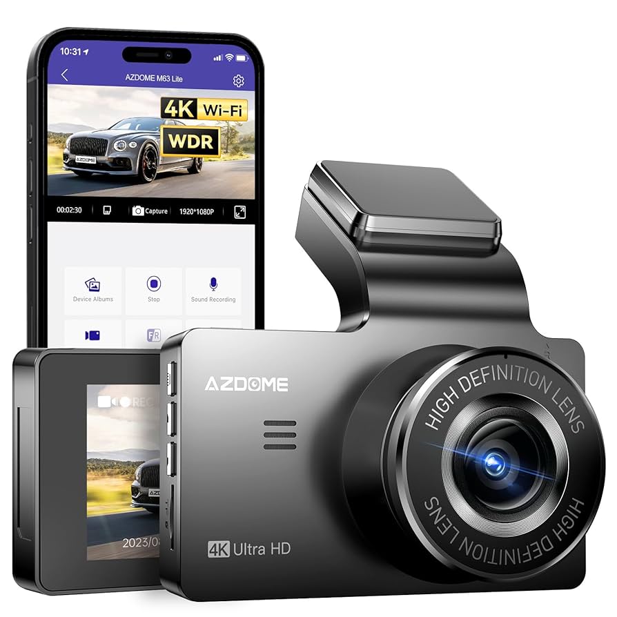 ازدوم m63 lite - AZDOME M63 Lite 4K Dash Cam ازدوم m63 lite - AZDOME M63 Lite 4K Dash Cam